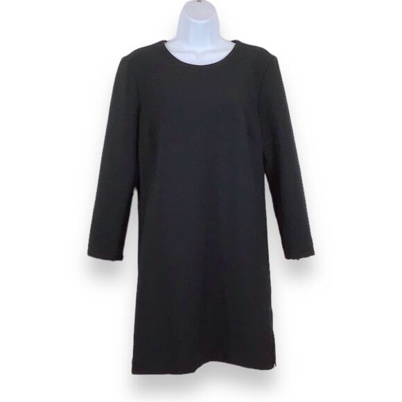 C. WONDER Black Long Sleeve Shift Dress size 4 - Picture 1 of 7